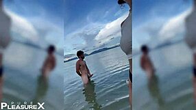 Naughty Bike Ride Turns Into Wild Beach Sex