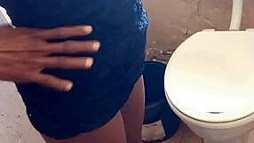 Best blowjob and doggystyle in toilet
