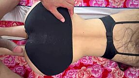 i could not resist looking at the thick ass of the hot aunty doing gym and after pulling down her pants i put my dick in her ass