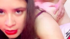 rica puta gives sloppy head then gets fucked doggystyle