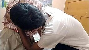 Desi indian schoolgirl gets rough doggystyle sex
