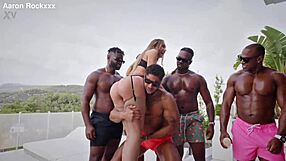 5 friends with monstrous black cocks fuck gorgeous lily phillips