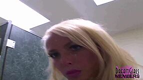 Blonde flashes her body in Tampa sun