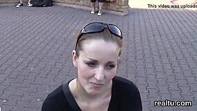 glamorous czech kitten drilled in pov after mall tease
