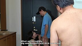 Cheating wife gets creampied in front of husband