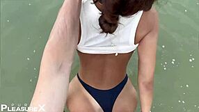 Naughty Bike Ride Turns Into Wild Beach Sex