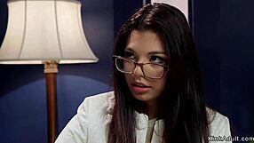 BOSS FUCKS WIFE IN FRONT OF SECRETARY