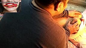 indian doctor examines wife during hotel visit