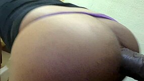 Bbc dildo destroys sissy ass with huge gape