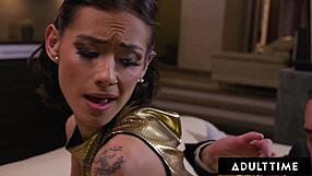 gorgeous petite veronica leal gets stretched in hardcore anal