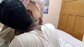 Desi indian schoolgirl gets rough doggystyle sex