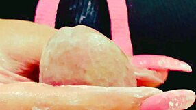 desi penis massage by hot pakistani bhabhi with cream & oil