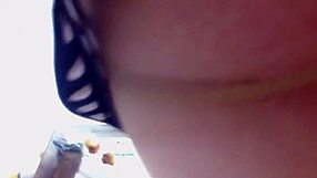 Dawnskye1962 Shows Upskirt Tan Pantyhose And Heels