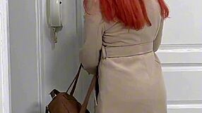 Slutty wife cheats on husband and fucks in pantyhose solo role play.