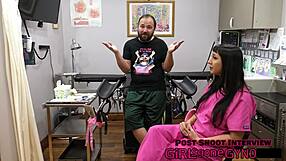 Selena Sativas First Gyno Exam With Closeup And Toys
