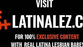Petite latina bffs end up licking pussy