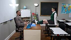 Goth girl used as sex slave by teacher