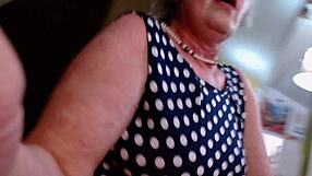 Dawnskye1962 Shows Upskirt Tan Pantyhose And Heels
