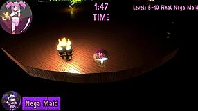 Maid Wins Blowjobs And Lesbian Sex