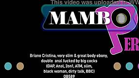 Briane Cristina Very Slim Double Anal Fucked By Big Cocks Dap Anal 2on1 Atm Slim Black Woman Dirty Talk Bbc Ob589