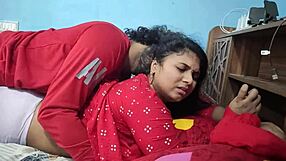 indian stepsister tied up for bdsm blowjob and hard doggy fuck