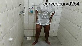 we got wet twerkd sucked and fucked bathroom romance