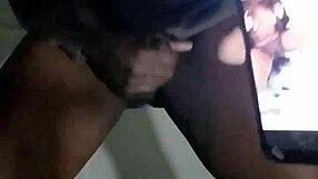 ebony enjoys outdoor snowy weather porn scenes