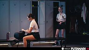 Frozen 18 yo gets fingered by classmate
