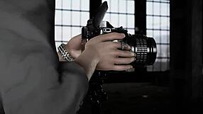 hot slut fucked during photo shoot with big cock