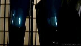 Femdom mistress wears latex for control