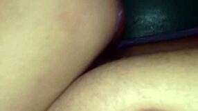Brunette married cheater rides reverse cowgirl with her huge ass