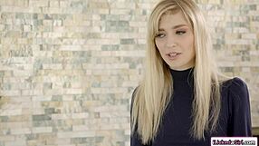 lesbian babe facesitting her assistant at the office