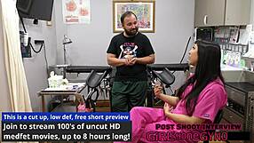 Selena Sativas First Gyno Exam With Closeup And Toys