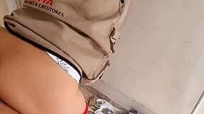 Ingeniera colombiana nataly fucks hard before going to work