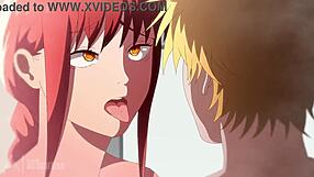 Makima chainsaw man 2d compilation anime sex animations