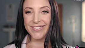 asmr physical exam by huge tits milf doctor angela white