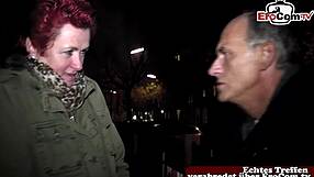 deutsche ugly redhead housewife fucked outdoors by old grandpa