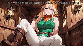 Blonde Pirate Teases In Uniform