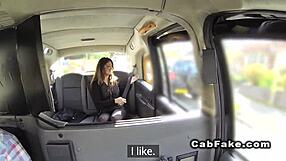 Belgium Tourist Sucks Huge Cock In Fake Cab