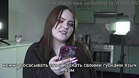 porn story of unexpected threesome in a hunting lodge in the forest with russian cuckold anal