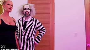 rachael cavalli squirts on beetlejuice cock
