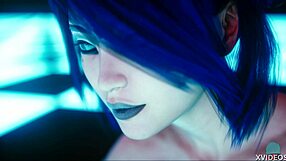 Fucking futa kleo in the ass during city of broken dreamers gameplay