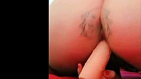 Gata linda dildo play pussy and anal dildo pleasure