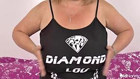 Bbw milf melons marie gets session with diamond lou