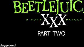 rachael cavalli squirts on beetlejuice cock