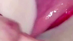 stepmom super pussy sensual red lipstick solo play