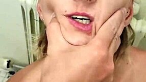 german milf sandra gets facefucked deepthroat style
