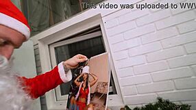 did santa claus fuck monika fox anal for christmas