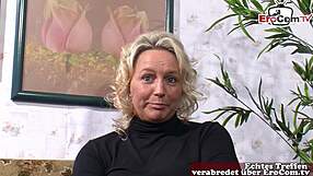 mollige blonde deutsche hausfrau probiert sex casting
