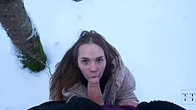 the winter forest hides big cocks in 4k